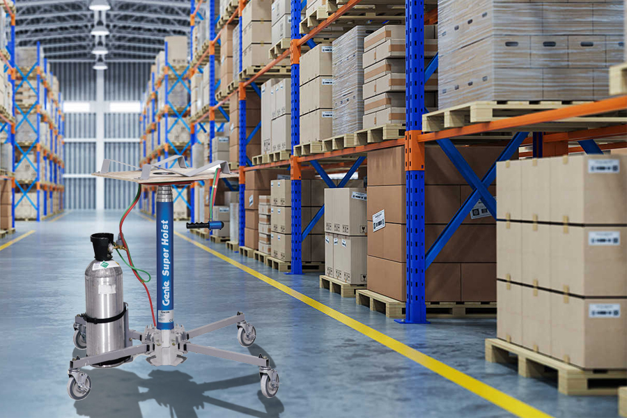 Подъёмники грузовые пневматические